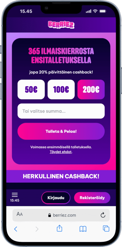 Berriez Casino iPhonella