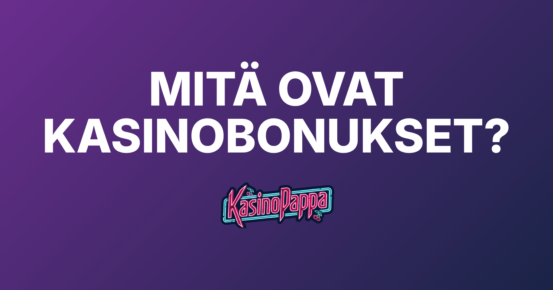 Kasinobonukset ovat etuja, joita nettikasinot tarjoavat uusille ja vanhoille pelaajille. 