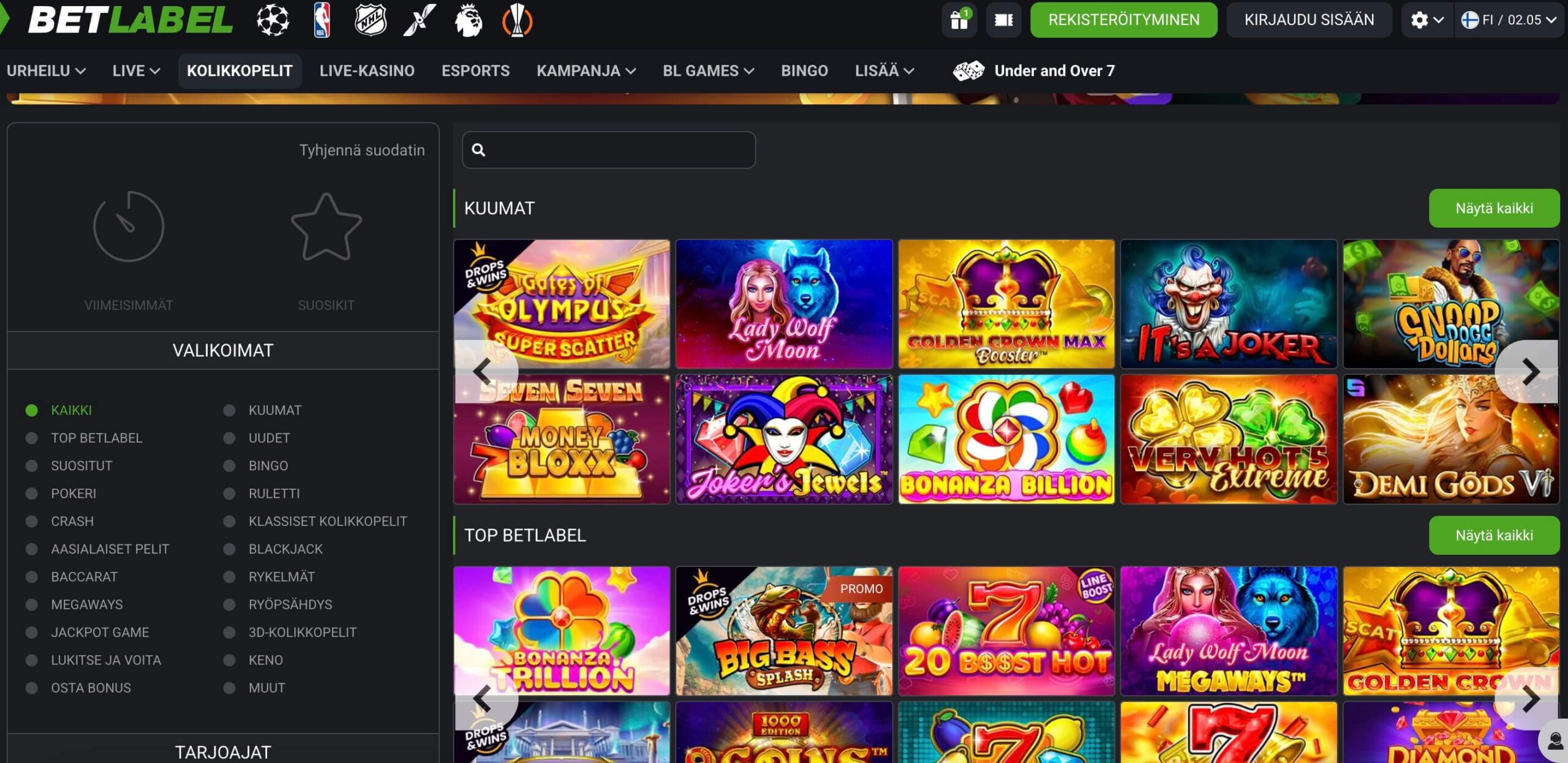 BetLabel Casino peliaula