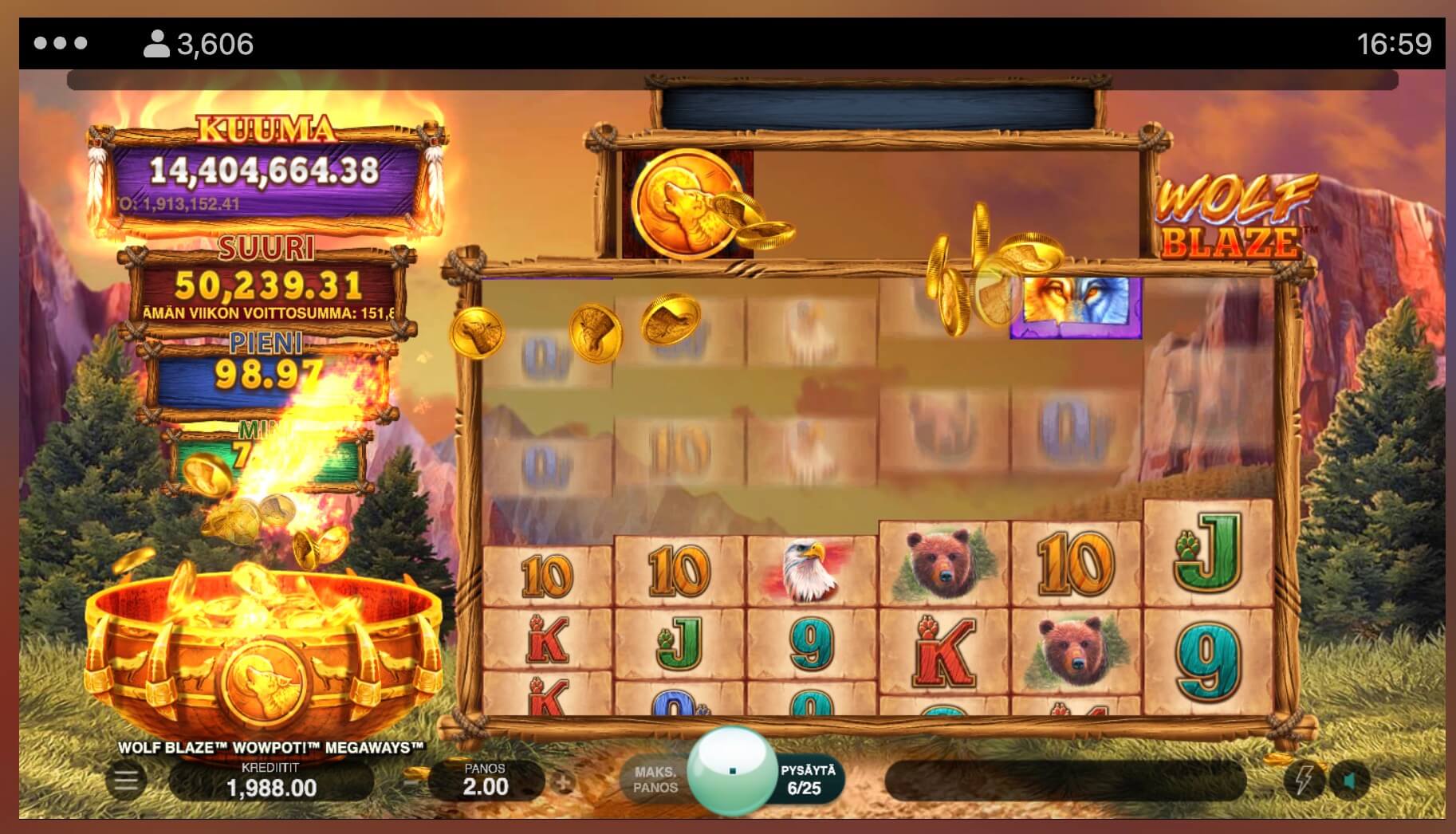 Kasinopappa pelaa Zimpler casinon tarjoamia ilmaiskierroksia